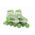 Inline skates with PU flash wheels